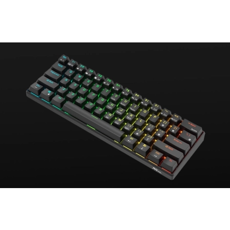 Klawiatura mechaniczna Royal Kludge RK61 RGB Red Switch BT (AZERTY)