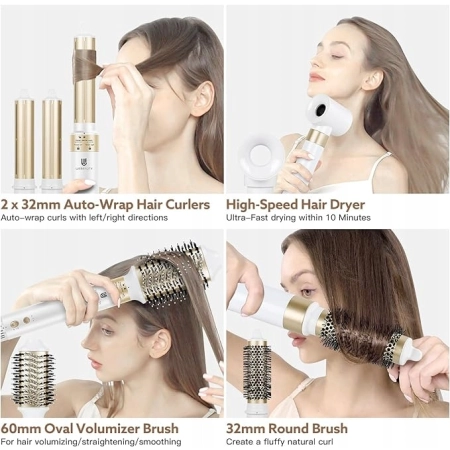 Suszarka do włosów 5in1 WEBEAUTY F9 KOLOR Biała