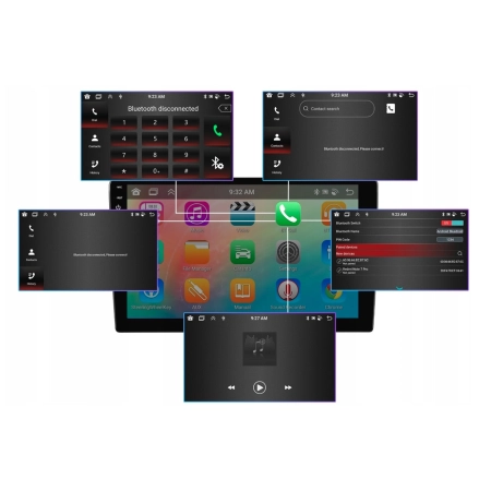 RADIO SAMOCHODOWE 2 DIN ANDROID 13, CARPLAY 4GB/64GB RDS DSP 9