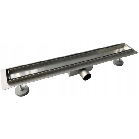 Odpływ prysznicowy AICA 2 w 1 z syfonem podłogowym, 80 cm srebrny