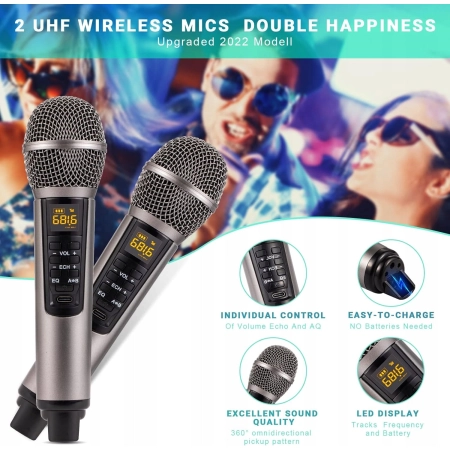 SDRD SD-136 Karaoke Bluetooth , głośnik, USB, AUX, TF