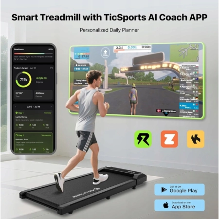 Bieżnia elektryczna Mobvoi TM10 do 120 kg Mobvoi Walking Pad Smart