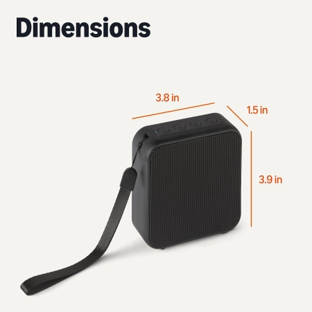 Amazon Basics Głośnik Bluetooth bezprzewodowy 6 godzin odtwarzania