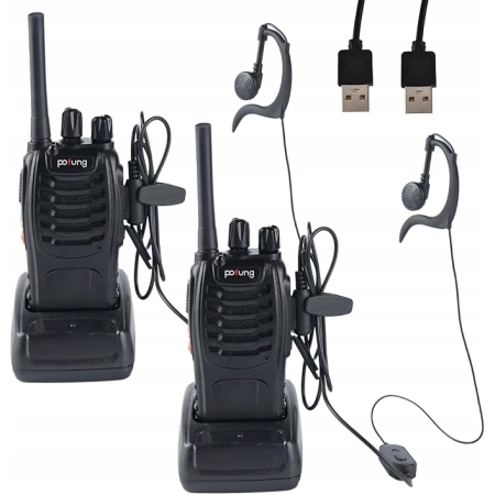 2x Krótkofalówka pofung BF-88E