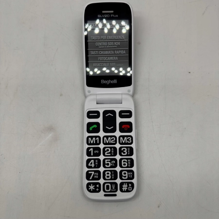 Telefon BEGHELLI SLV20 Plus + Band Plus ze stacją ładującą