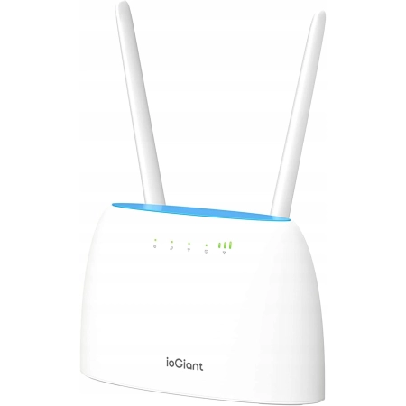 ioGiant Router 4G LTE AC1200 Dualband 4G router do kart SIM, Plug & Play