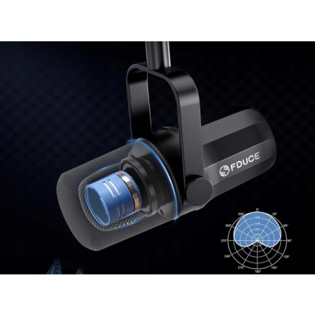 Mikrofon Dynamiczny XLR FDUCE SL40X Cały Zestaw Ramię Podcast Nagrywanie