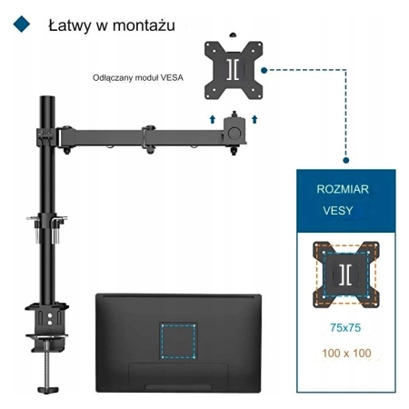 Uchwyt stojak na monitor telewizor Bontec MDM001B 13-32