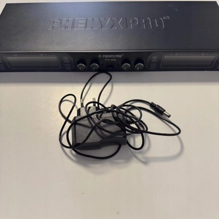 PHENYX PRO PTU 5000 Bezprzewodowe Mikrofony Karaoke, 4-Kanałowe
