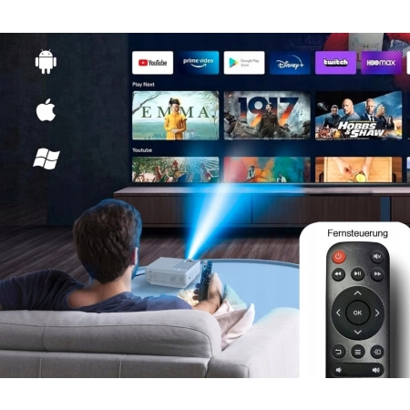 Projektor Staratlas L36P, 5G Wi-Fi Bluetooth Full HD, 12000 lm