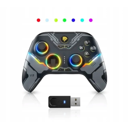 Gamepad bezprzewodowy EasySMX X15 Czarny do Nintendo Switch, PC, Android
