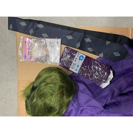 Kostium Joker Męski M Zestaw Płaszcz Kamizelka Spodnie Halloween Przebranie