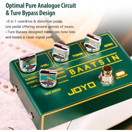 EFEKT GITAROWY JOYO BAATSIN R11 WEJŚCIE 1 4 MONO AUDIO TRUE BYPASS