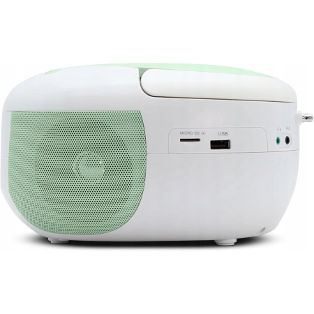 MOOOV Przenośny odtwarzacz CD Radio FM Bluetooth - Boombox Stereo MP3