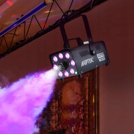 Wytwornica dymu MASZYNA WYTWORNICA DYMIARKA MOCNA 0,3l 500W Piloty LED