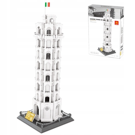 KLOCKI ARCHITEKTURA KRZYWA WIEŻA W PIZIE, WŁOCHY, ITALY, WANGE 5214