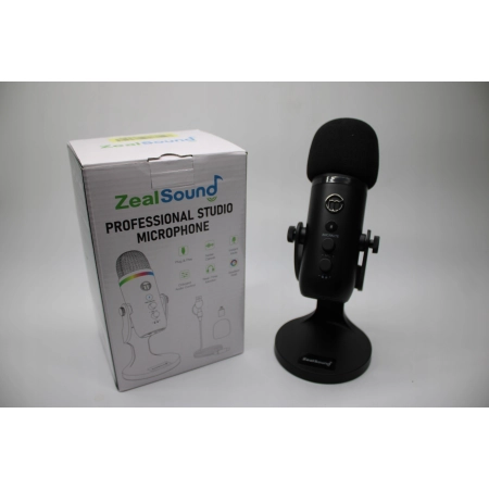 ZealSound K66 PRO Mikrofon pojemnościowy USB, Plug&Play dla YT STREAM