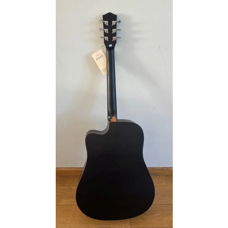 Vangoa Gitara akustyczna czarny mat 4/4 pokrowiec tuner pasek struny