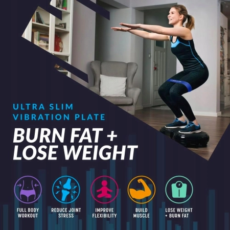 Platforma wibracyjna Bluefin Ultra Slim Vibration Plate 200W
