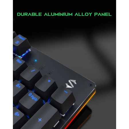 Black Shark SIXGILL K2 klawiatura qwertz mechaniczna przewodowa LED RGB PC