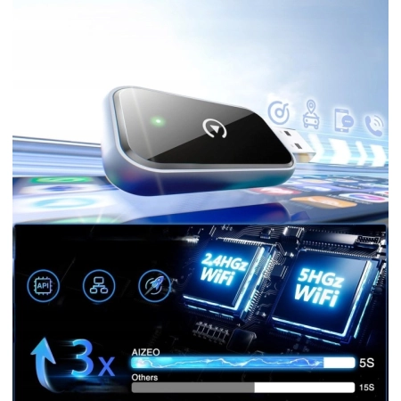 Adapter Bezprzewodowy CarPlay Bluetooth Wi-fi SYY03 System Multimedia