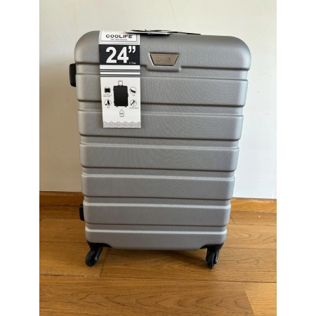 Walizka twarda COOLIFE szara 60L