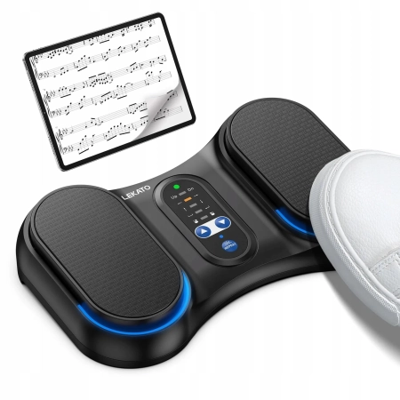 LEKATO WT-3 Pedał Bezprzewodowy Bluetooth Przełącznik Stron do iPada Tekstu