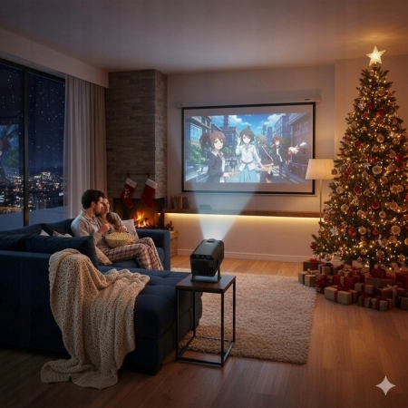 Projektor MAGCUBIC HY320N Android Smart Mini TV 4K FULL HD Głośnik WIFI