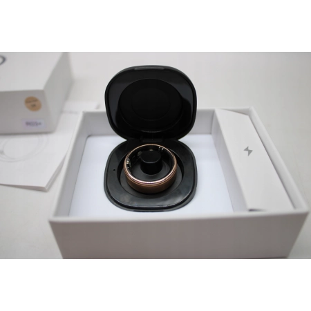 Smart Ring R03+ Złoty 9# Inteligent Pierścień Sport Kroki Kalorie Tętno Sen