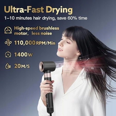 Webeauty suszarka i lokówka do włosów F9 200 milionów jonów ujemny