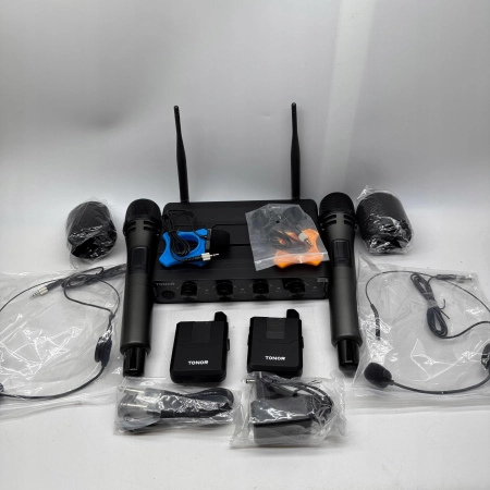 Bezprzewodowy zestaw mikrofonowy TONOR TW362 UHF z mikrofonem ręcznym
