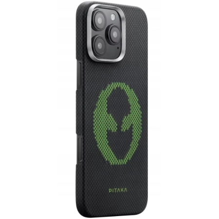 Etui Plecki Pitaka MagSafe do Apple iPhone 16 Pro Alien włókno aramidowe