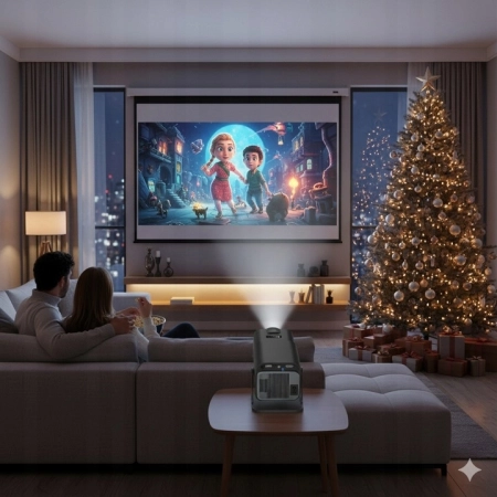 Projektor MAGCUBIC HY320N Android Smart Mini TV 4K FULL HD Głośnik WIFI