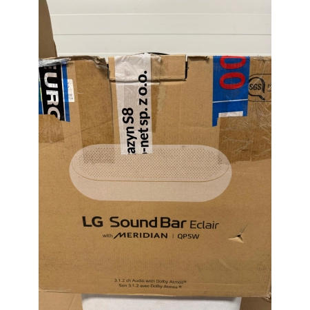 Soundbar LG Eclair QP5W 3.1.2 Bluetooth Dolby Atmos DTS X 320W biały