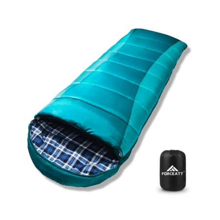 Śpiwór Trekkingowy Mumia Forceatt 210x80 Camping Outdoor