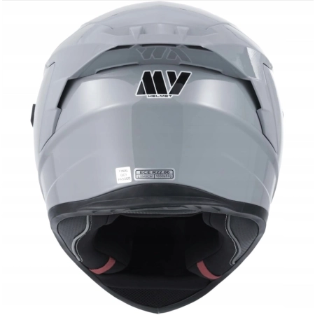 Kask motocyklowy MY MY-936 szary pełny wizjer Rozmiar L