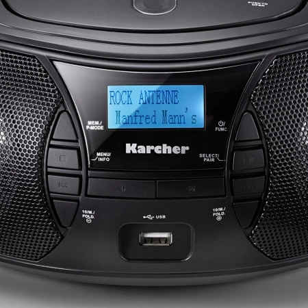 Radio sieciowo-bateryjne FM Kärcher RR 5028D CD DAB+ BT