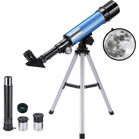AOMEKIE AO2017 Teleskop Astronomiczny zoom 90X HD 16X 120X 400MM