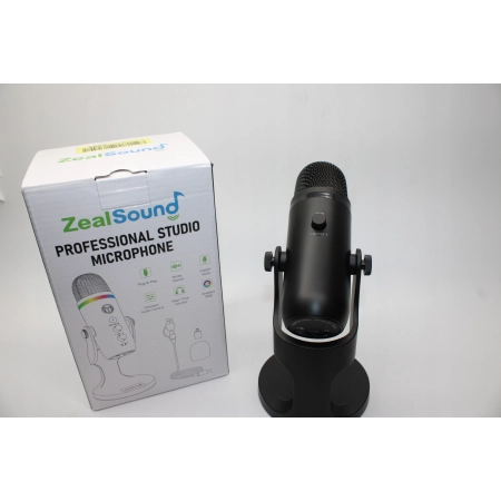 ZealSound K66 PRO Mikrofon pojemnościowy USB, Plug&Play dla YT STREAM