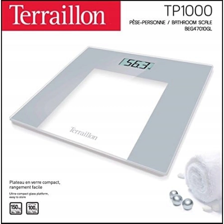 TERRAILLON TP1000 Cyfrowa waga łazienkowa do 150kg