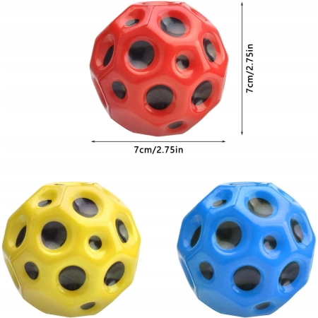 Moonball Super skacząca piłka, wysoko odbijająca 3szt.