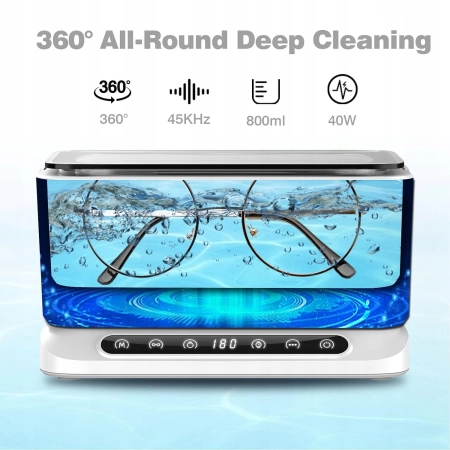 Swarey SJ-H1 Myjka ultradźwiękowa 800ml 45KHz konstrukcja podziału