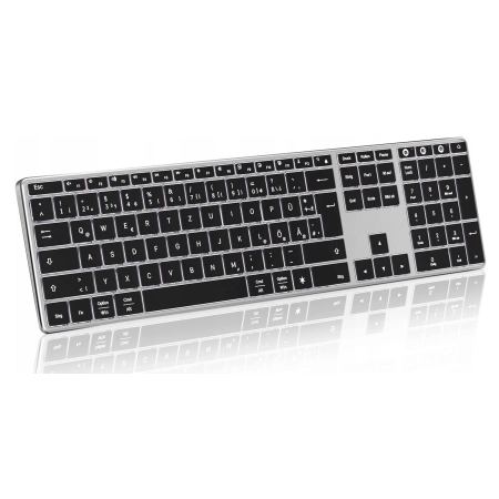 Klawiatura bezprzewodowa Jelly Comb K62B3 2.4GHz Ultra Slim QWERTZ Niemieck