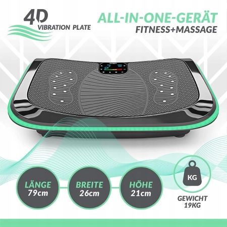 Platforma wibracyjna Bluefin 4D Vibration Plate 300 W