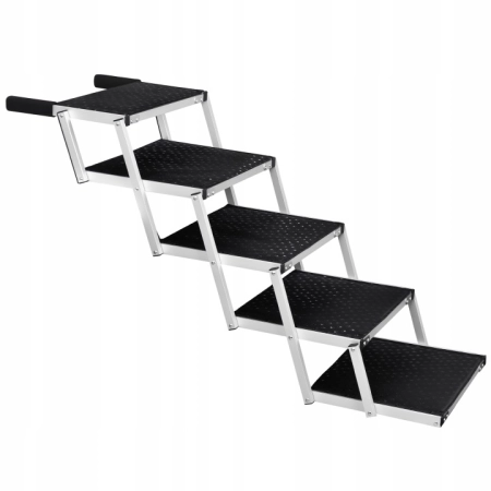Schodki Dla PSA Schody Składane Rampa Do Samochodu Aluminium 5 Stopni
