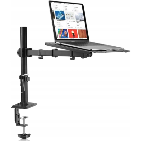 SUPTEK Regulowane Ramie Stojak Taca Na Laptop Uniwersalne 40 cm 360 stopni