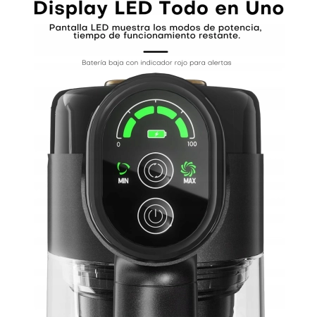 ODKURZACZ PIONOWY GOAMGE XCD06 BEZPRZEWODOWY 300 W MOCNY AKUMULATOROWY LED