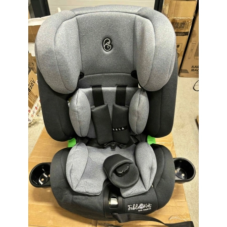 FableKids NALA fotelik samochodowy szary | Isofix, i-Size 76-150 cm, 3-punk