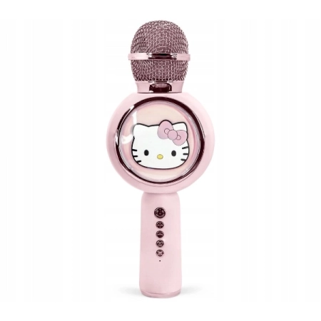 Mikrofon z głośnikiem Bluetooth OTL Technologies Hello Kitty PopSing LED