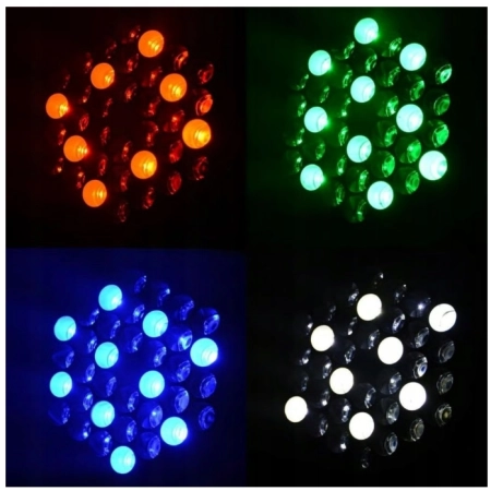 BETOPPER LM108 Ruchoma głowica LED RGBW lampa sceniczna efektowa DMX